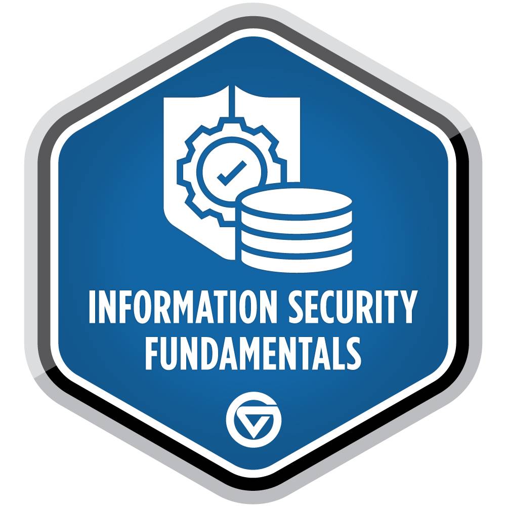 Information Security Fundamentals graduate badge.